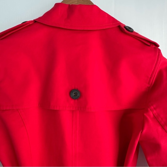 Hobbs Saskia trench coat red excellent condition size 6 - Picture 16 of 16